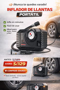 INFLADOR DE LLANTAS PROFESIONAL - COMPACTO Y POTENTE